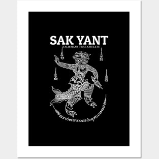 Sak Yant Muay Thai Posters and Art